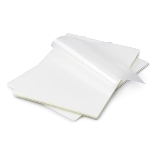 Image of Amazon Basics Thermal Laminating Pouches A4, Pack of 100, Transparent