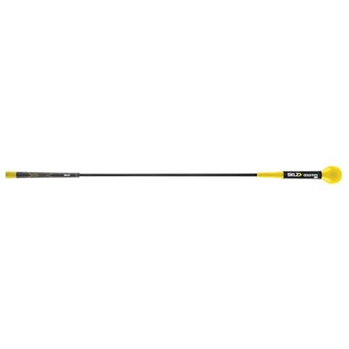 Image of SKLZ Gold Flex Golf Swing Trainer – Enhance Swing Tempo, Strength & Flexibility, 121.9cm, Ideal Pre-Round Warm-Up Aid, Improves Accuracy, Reduces Slices, Portable & Course-Legal Training Tool