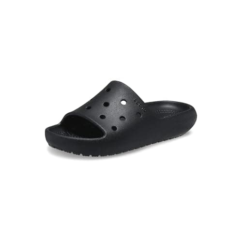 Image of Crocs Unisex Adults,Classic Slide v2, Black, 5 UK Men/ 6 UK Women