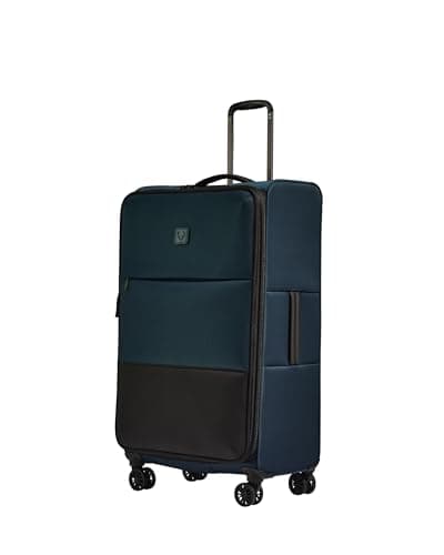Image of ANTLER - Soft Stripe 2.0 Large Suitcase - Durable, Lightweight & Expandable, 4 Spinner Wheels - Adjustable Handle, TSA Lock, 81cm - Indigo Blue