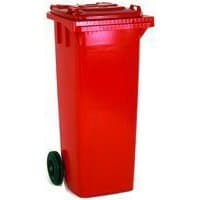 Image of Wheelie Bin 120 Litre Red 331115