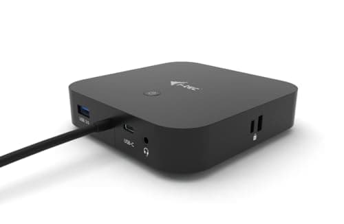 Image of I-TEC USB-C HDMI DP Dock PD100W 2X LCD Dock + CHARGER-C112W