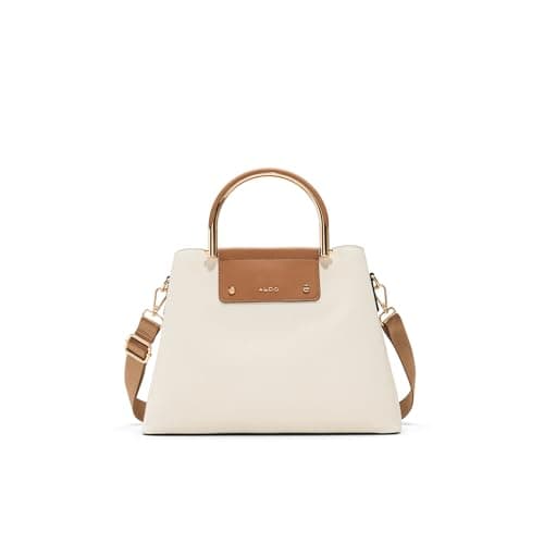 Image of Aldo Women's Sloana Satchel Bag, Beige Overflow, Small