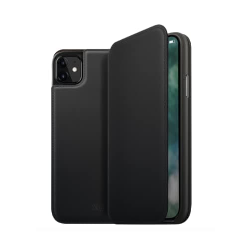 Image of Xqisit Apple iPhone 11 Flip Case Black