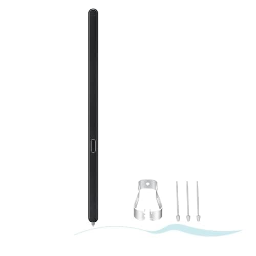 Image of Z Fold 6/Fold 5 Slim S Pen Fold Edition 4096 Pressure Levels Compatible with Galaxy Z Fold 6/5 Phones Only, Fold 5 Pen Slim 1.5mm Tip, with 3*Tips (Black)