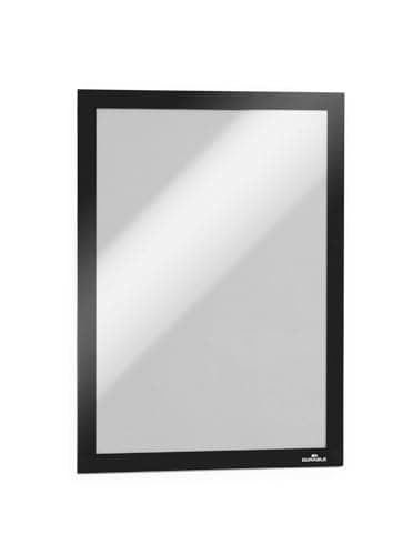 Image of Durable DURAFRAME Self-Adhesive Magnetic Frame | A4 Format In Black | Pack of 1 Frames | Document Frame for Professional Internal Signage
