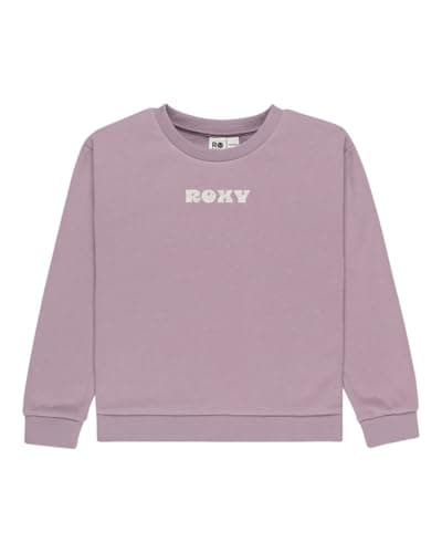 Image of Roxy Fleece sweater SURF FEELING CREW BRUSHED Girl's Purple 14