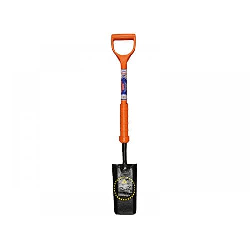 Image of Faithfull INSCABLE Cable Laying Shovel with YD Handle , Orange
