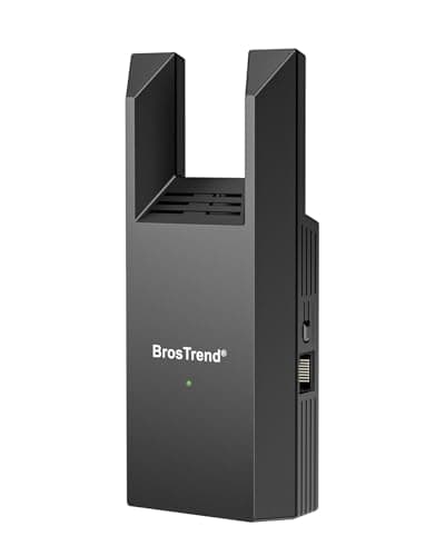 Image of BrosTrend AC1200 WiFi Access Point with Gigabit Port, Dual Band 5GHz 867Mbps + 2.4GHz 300Mbps, Wireless Access Point, Wall Plug WAP for PC, Smartphone, TV, Game Consoles etc. 2X Antennas, Easy Setup