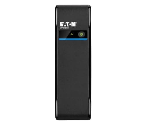 Image of Eaton Serie Ellipse 3P Off‑Line UPS – 3P550I – 550VA/330W Backup Power, 4× IEC C13 Outlets (3 Battery + Surge, 1 Surge‑Only), USB‑A & USB‑C, IEC 61643‑11 Protection, Black (B0F4BS95HB)