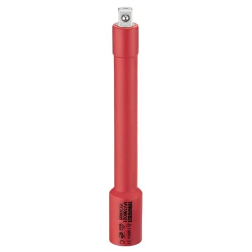 Image of Teng Tools 3/8 Inch Drive 6 Inch Long 1000 Volt VDE Insulated Extension Bar | Electricians Tool | Insulated Tool | Electrical Tool | Socket Extension - MV380021
