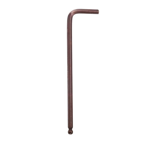 Image of sourcing map Ball End Hex Key Wrench 3/16" SAE S2 Steel Long Arm L-Shape Hexagon Wrenches Repairing Tool for Home Bike Motorcycle Repair, Red Brown