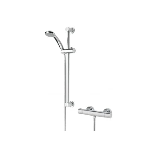 Image of Bristan Frenzy Thermostatic Cool Tough Shower Bar Valve & Multi Mode Kit