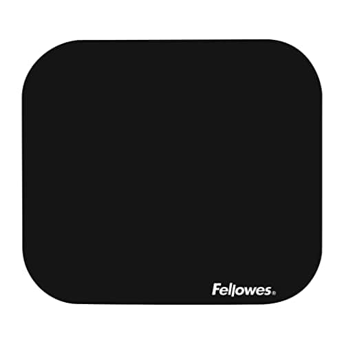 Image of Fellowes Solid Colour Mouse Pad – Blue – Non-Slip Rubber Base, Smooth Polyester Surface, Comfortable & Durable – Made with 50% Recycled Materials