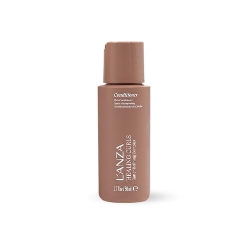 Image of L'ANZA Healing Curls Butter Conditioner - Curly Hair Product for Moisturising and Detangling Velvety Curls with Anti-Humidity Moisturisers, with Sulphate Free, Paraben Free Formula (50ml)