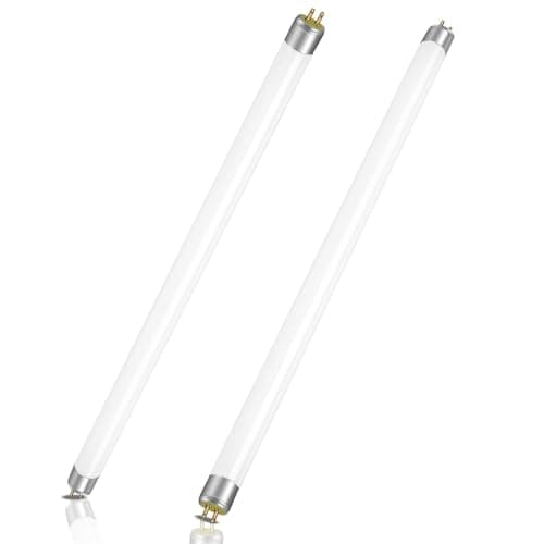 Image of Liuyife 2 Pack 8W Fluorescent Tube, Size 300mm, T5 Cool White 4000K, 560LM, G5 Base Low Energy Consumption Tube Light, Emergency Energy Saving Light, Suitable for Kitchen, Bathroom, Cabinet, Garage