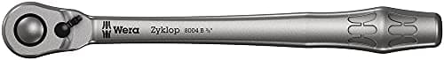 Image of Wera 05004034001 8004 B Zyklop Metal Ratchet with Switch Lever and 3/8" Drive