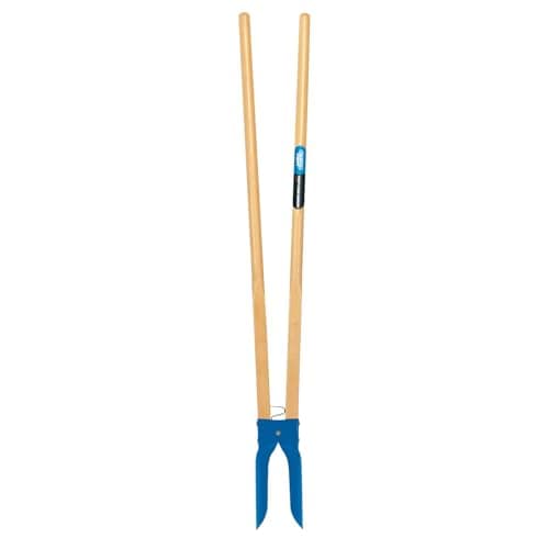 Image of Draper Expert 1485 x 205 mm Post Hole Digger | Hardened and Tempered Grab Blades |Hardwood Handles Gardening Hand Tool | Digging Garden Tool | 34894, Brown