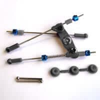 Image of Fastrax Pro Throttle/Brake Linkage Set - Black