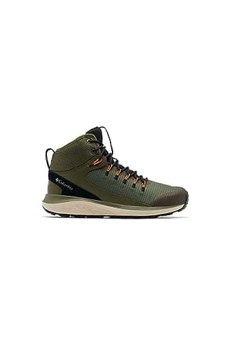Image of Columbia Men's Trailstorm Mid Waterproof Hiking Shoe, Nori/Black, 11 UK