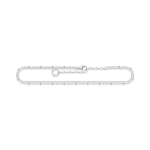 Image of Thomas Sabo Anklet Double Strand Silver 925 Sterling Silver