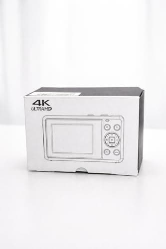 Image of 4K Ultra HD Digital Camera, 64MP CMOS Sensor with 16X Zoom, Auto Focus, 2.4 Inch IPS Screen, MP4 Video Recording