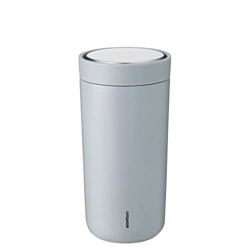 Image of Stelton to Go Click Vacuum Insulated Cup 0.4L - Soft Cloud Reusable Travel Mug for Hot & Cold Drinks - Smart Click 360° Drinking, One-Hand Operation - Coffee & Tea On-The-Go