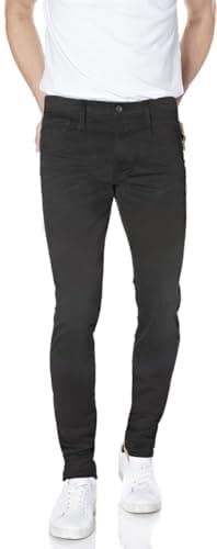 Image of Replay Men's Anbass Slim Jeans, Black (Black 98), 34W 34L UK