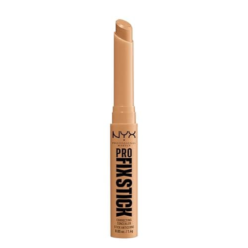 Image of NYX Professional Makeup Correcting Concealer Stick, Covers Blemishes, Dark Spots and Discolouration, 12H Wear, Infused with Hyaluronic Acid, Vegan Formula, Pro Fix Stick, Golden