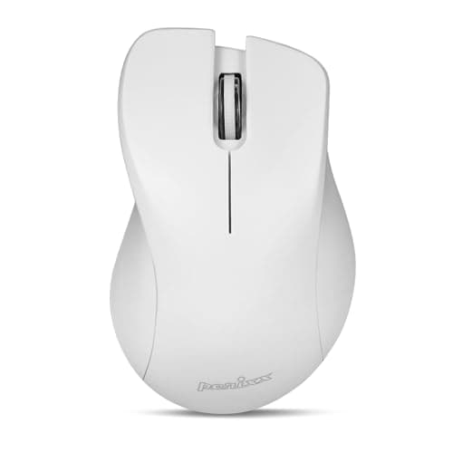 Image of perixx PERIMICE-621W Wireless Mouse - Silent Click with Ergo Design - Compatible for Desktop and Laptop PC - Wireless 2.4 GHz - White