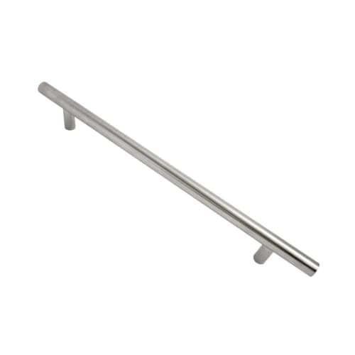 Image of VIBE 19mm Guardsman Pull Handle 325mm (225mm Centre) on Satin Stainless Steel Guardsman (T Bar) Pull Handle on Satin Stainless Steel for Internal Doors