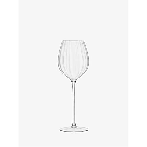 Image of LSA International Aurelia White Wine Glass 430ml Clear Optic Set of Two