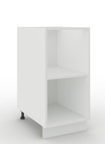 Image of JD Greta Adjustable Kitchen Base Unit Carcass - 400mm - Kitchen Cabinet Carcass - White Matt