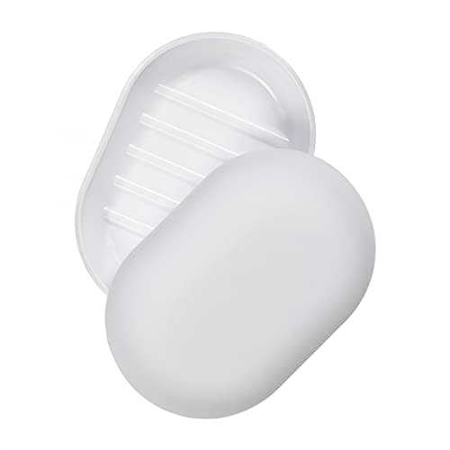 Image of Chef Aid Soap Holder Box, Soap Dish with Lid perfect for use when travelling, Box will keep Soap secure in travelproof box, Leakproof container Holder