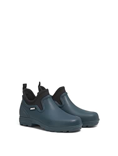 Image of Aigle Women's Lessfor Plus 2 Wooden Shoes, Storm Blue Black, 4 UK