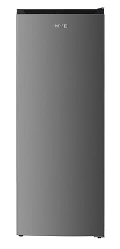 Image of HYE Freezer - 161L Freestanding Freezer, 143CM Height, 54CM Width, Quiet 39 dB Operation, Total No Frost, Inox, Perfect For Family Homes - RF01SDFR161S01