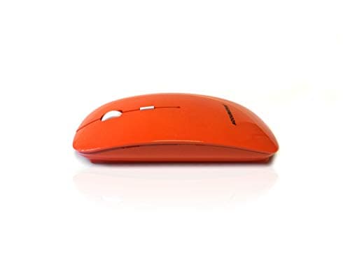 Image of Accuratus Image RF Orange - Wireless 2.4GHz RF Full Size Computer Mouse with Glossy Finish
