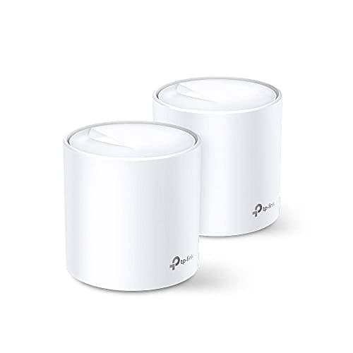 Image of TP-Link AX3000 Whole Home Mesh Wi-Fi 6 System, up to 5,000 ft2 Coverage, Compatible with Amazon Alexa, Antivirus Security Protection and Parental Controls, Deco X60 (2-pack) (Renewed)