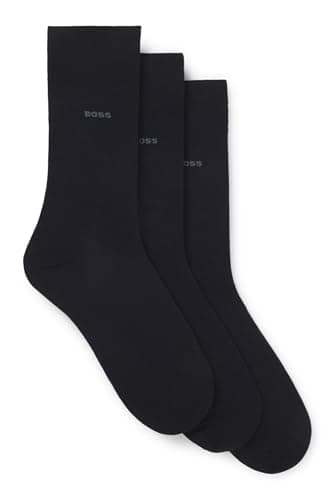 Image of BOSS Mens 3P RS Uni CC Three-pack of cotton-blend socks in a regular length