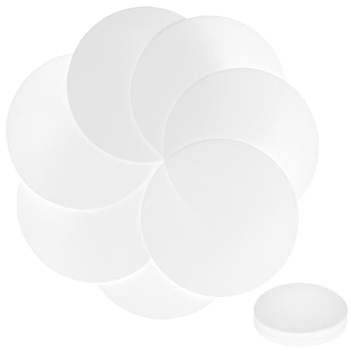 Image of QWORK® Laboratory Filter Paper, 110MM Diameter, Medium Speed, Pack of 100 Circles
