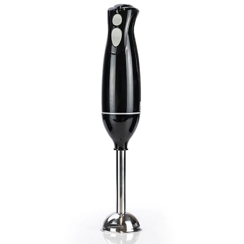 Image of STATUS Concord Hand Blender, 200 W Corded Stick Blender with 2 Speed Settings, Stainless Steel Blade and Detachable Rod, Lightweight and Compact, Black (CONCORD1PKB4)