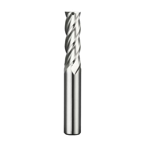 Image of 14mm 1pcs, 4 Flute HSS Straight Shank End Mill Cutter, for Aluminum Copper Metal Wood Plastic, Excellent ChipRemoval, Center Cutting, Slot & Keyway Milling DRINYOUNG (4-Flute, 14mm)