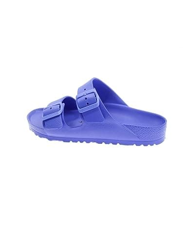 Image of Birkenstock Arizona Eva Unisex Adult Sandals, Slim Blue Size: 4 UK