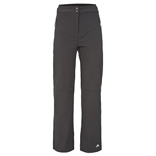 Image of Trespass Womens Walking Trousers Softshell Hiking Pants Camping Squidge II Black