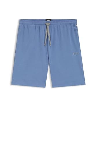 Image of BOSS Men's Shorts Loungewear Shorts Casual Trousers Mix & Match Short CW, Light/Pastel Blue 459, 4XL