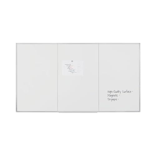 Image of Bi-Office Outsize - Magnetic Whiteboard, 180 x 100 cm, Lacquered Steel Surface, Aluminium Frame