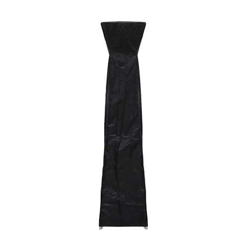 Image of Dellonda Pyramid Gas Tower Patio Heater Waterproof Cover 2280 x 470mm, Black - DG7