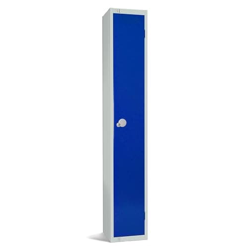 Image of The Products Store Single Door Compartment Locker - School Work Storage Locker 1800mm H x 300mm W x 300mm D - BLUE