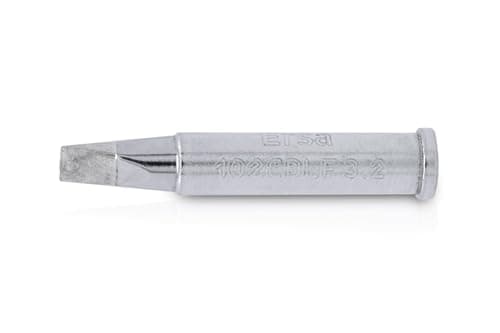 Image of ersa Ersadur i-Tip 0102CDLF32 Long-life Soldering Tip Straight Chisel-Shaped 3.2 mm with Ersadur LF Coating