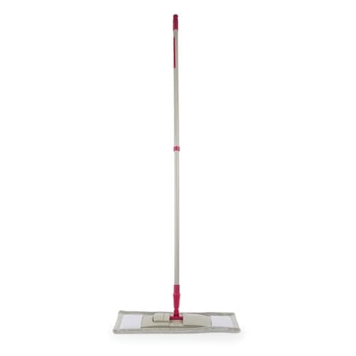 Image of Kleeneze KL029326FEU7 No Chemical Cleaning 2 In 1 Flat Mop - Just Use Water, Swivel Head, Use Wet & Dry, Microfibre Clean & Scrub Pad, Dust & Polish Pad, Machine Washable, Removes 99% of Bacteria